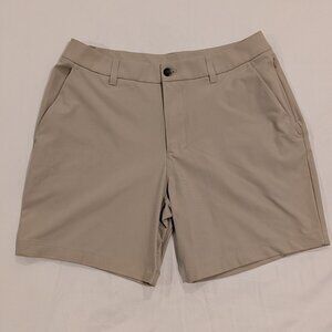 Lululemon ABC Classic-Fit Men Short 7" Warpstreme Khaki Size 32